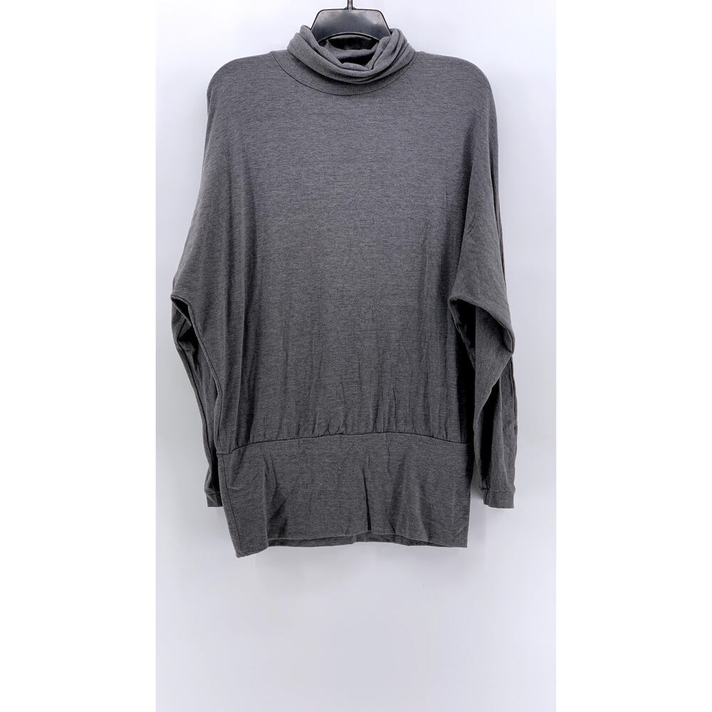 TWELVE BY TWELVE Women's Gray Turtleneck Long Sleeve Sweater Dress SZ M